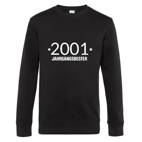 Jahrgangsbester 2001 Männer Sweat Jahrgangsbester 2001 Sweat