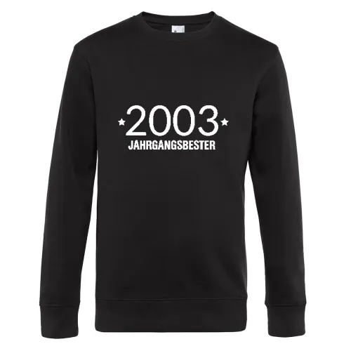 Jahrgangsbester 2003 Männer Sweat Jahrgangsbester 2003 Sweat