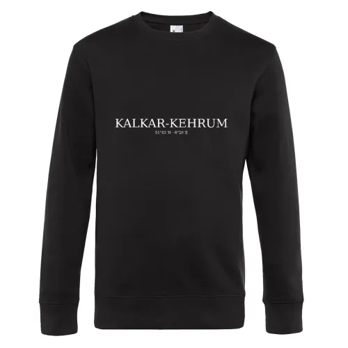 Kalkar-kehrum Koordinaten Sweat Männer King Crew Neck