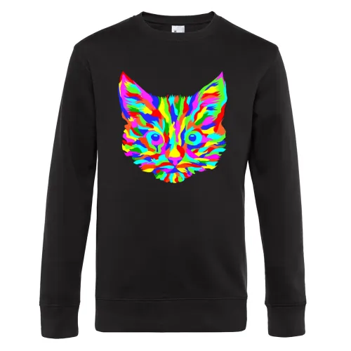 Katzenmosaik Männer Sweat Katzenmosaik Sweat