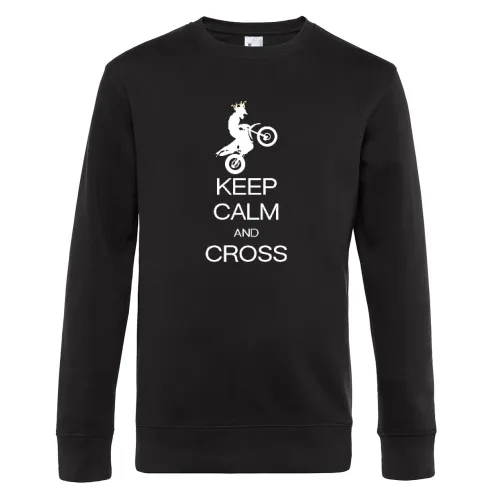 keep calm and cross Männer Sweat keep calm and cross Sweat