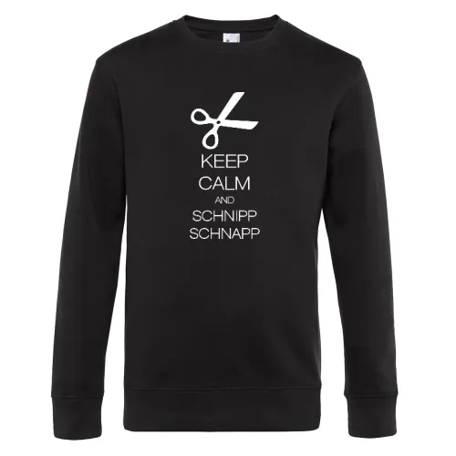 keep calm friseur Sweat Männer King Crew Neck