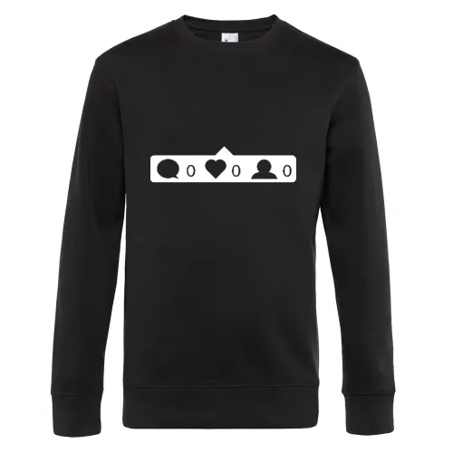 kein sozialen Kontakte Sweat Männer King Crew Neck