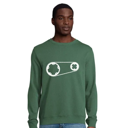 Kettenblatt mit Kette Männer Sweat