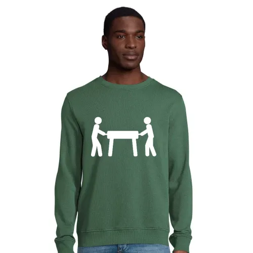Kickertisch Strichmännchen Männer Sweat