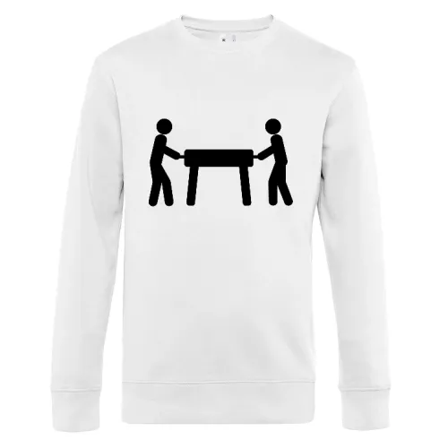 Kickertisch Strichmännchen Sweat Männer King Crew Neck