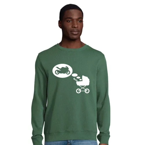 Kinderwagentraum Motorrad Männer Sweat