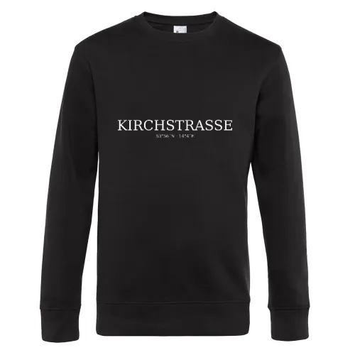 Kirchstrasse Koordinaten Sweat Männer King Crew Neck