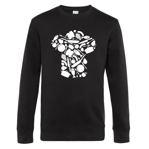Kochmütze aus Kochutensilien Sweat Männer King Crew Neck