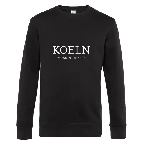 Koeln Koordinaten Sweat Männer King Crew Neck