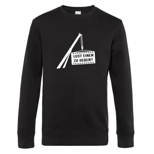Kran Kranbediener Kranfahrer Lust einen zu heben? Sweat Männer King Crew Neck