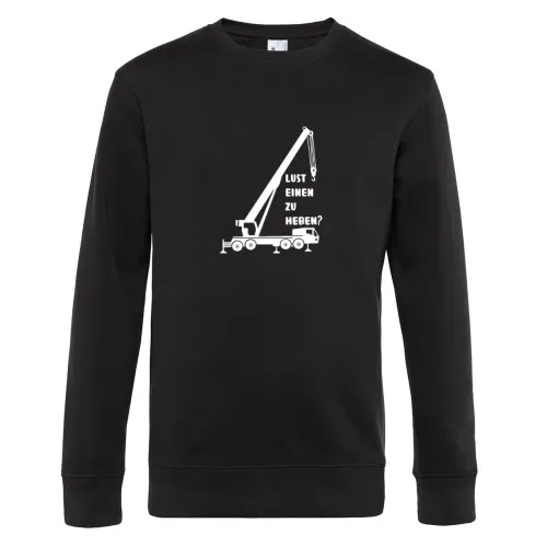 Kran Kranbediener Kranfahrer Lust einen zu heben? Sweat Männer King Crew Neck