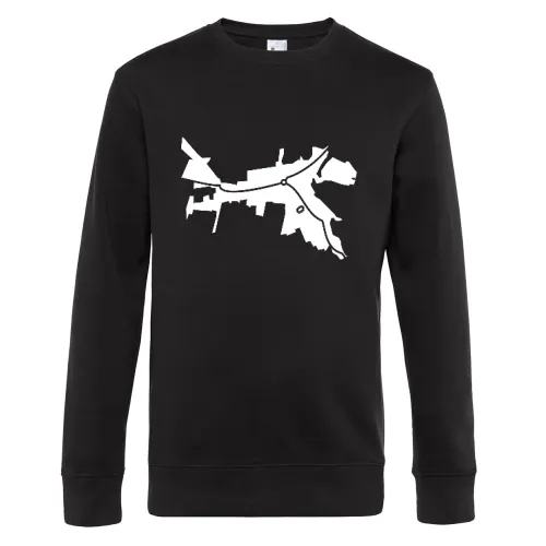 Kreischa Umriss mit Fussballstadion Sweat