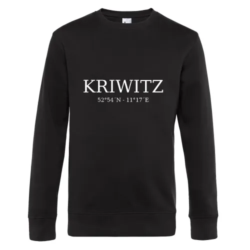 Kriwitz Koordinaten Sweat Männer King Crew Neck