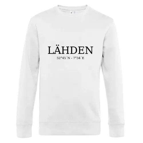 Lähden Koordinaten Sweat Männer King Crew Neck