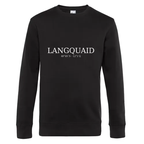 Langquaid Koordinaten Sweat Männer King Crew Neck
