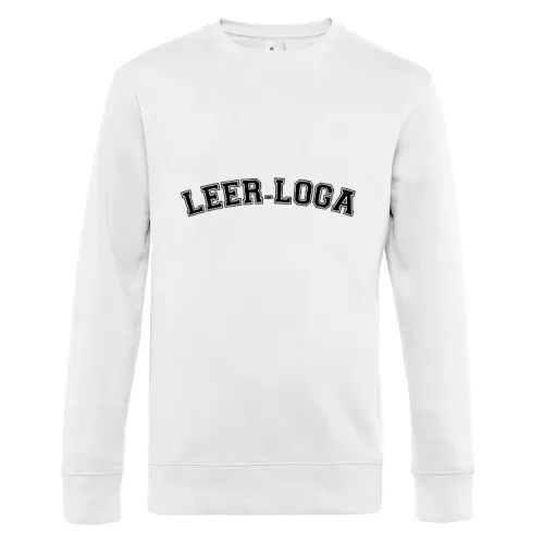 Leer-Loga Sweat Männer King Crew Neck