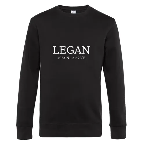 Legan Koordinaten Sweat Männer King Crew Neck
