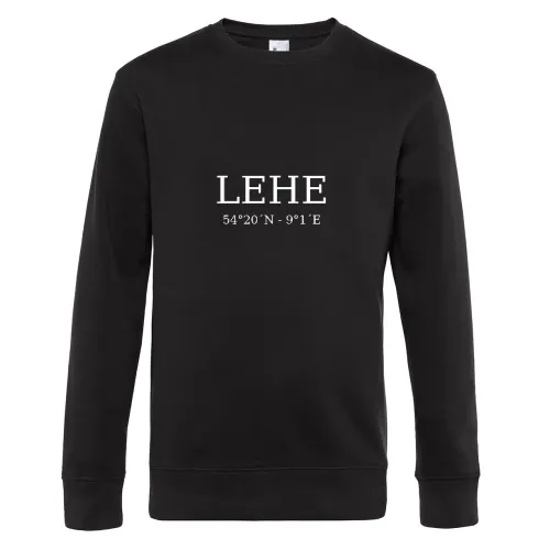 Lehe Koordinaten Sweat Männer King Crew Neck