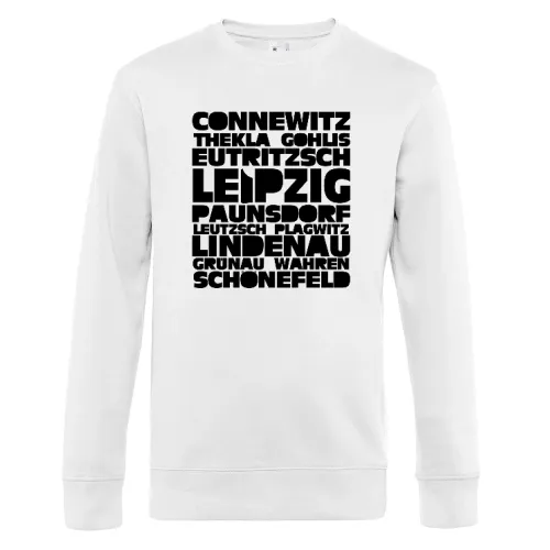 Leipzig Stadtteile Sweat Männer King Crew Neck