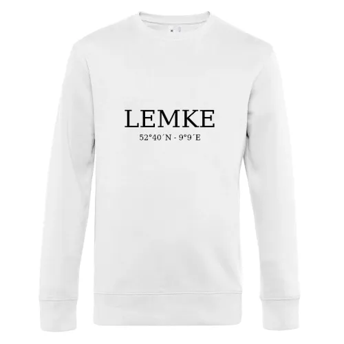 Lemke Koordinaten Sweat Männer King Crew Neck