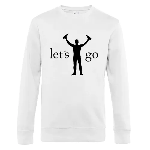 let´s go Biertrinken Sweat Männer King Crew Neck