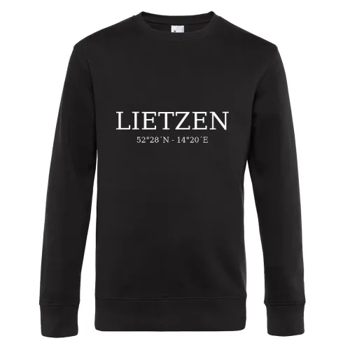 Lietzen Koordinaten Sweat Männer King Crew Neck