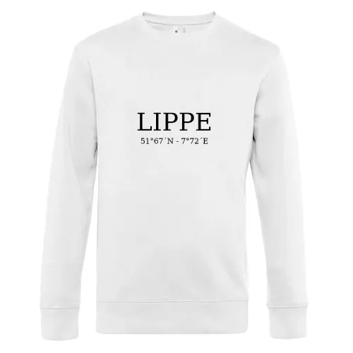 Lippe Koordinaten Sweat Männer King Crew Neck
