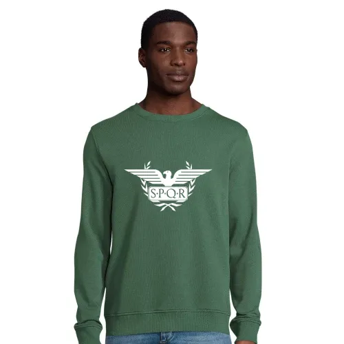 Lorbeerkranz Aquila Adler SPQR Rom Männer Sweat