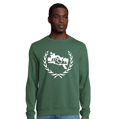 Lorbeerkranz SPQR Rom Umriss Männer Sweat