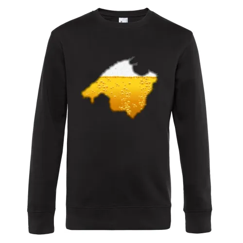 Mallorca mit Bier Sweat Männer King Crew Neck
