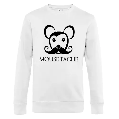 Maus Moustache Sweat Männer King Crew Neck