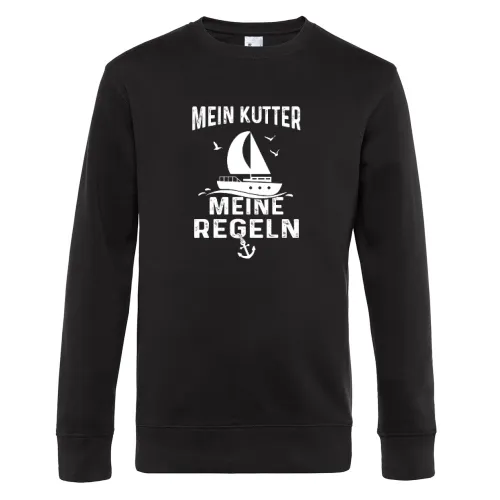 Mein Kutter Meine Regeln Bootsfahrer Kapitän Sweat