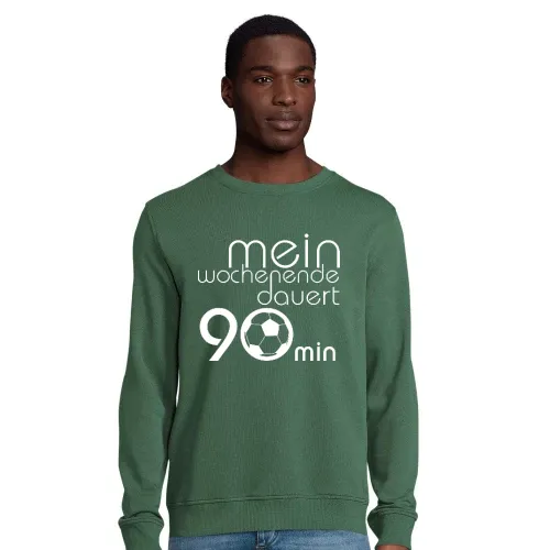mein Wochenende dauert 90min Männer Sweat