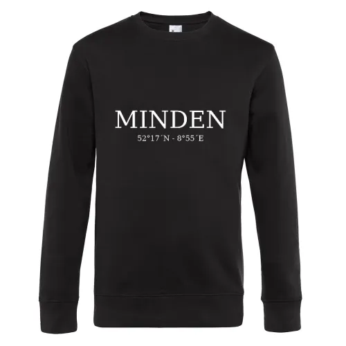 Minden Koordinaten Sweat Männer King Crew Neck