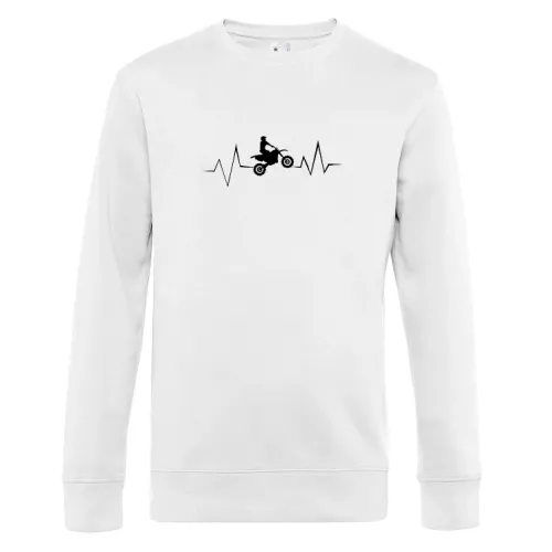Motocross Herzschlag Cross Enduro Biker Puls Sweat