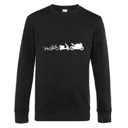 Motorrad Evolution kleine Männer Sweat Motorrad Evolution kleine Sweat