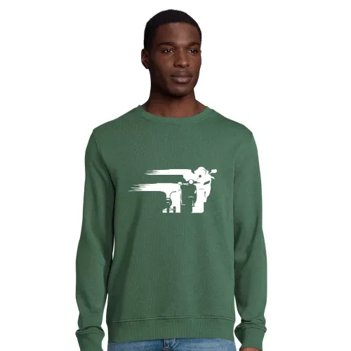 Motorrad Evolution schweif Front Männer Sweat