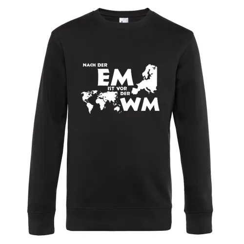 nach der EM ist vor der WM Sweat Männer King Crew Neck