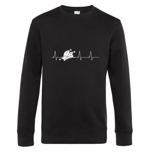 Narrenkappe Herzschlag Männer Sweat