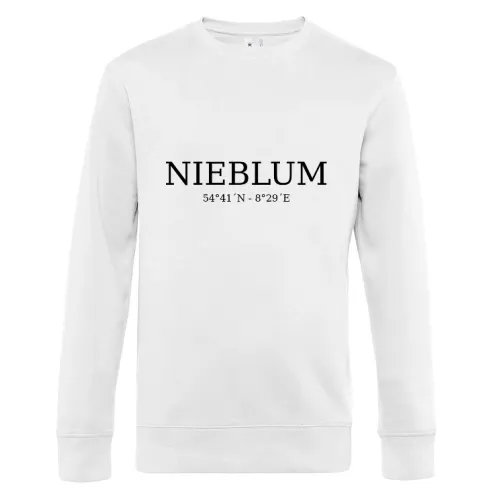 Nieblum Koordinaten Sweat Männer King Crew Neck