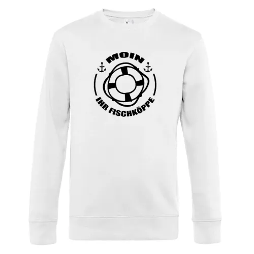 Norddeutschland Moin Ihr Fischköppe Nordsee Motiv Sweat Männer King Crew Neck