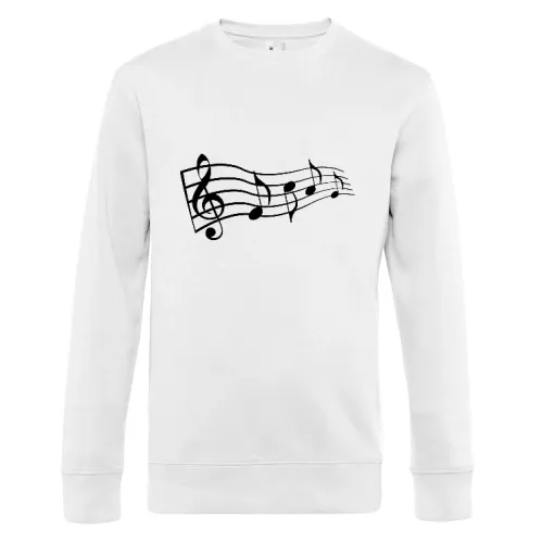 Notensatz mit Schlüssel Sweat