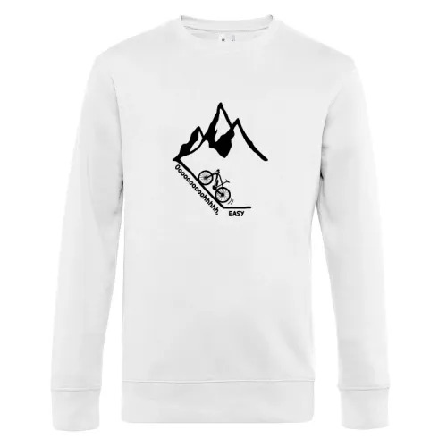 Oh Easy Ebiker am Berg E-Bike Radfahrer Sweat Männer King Crew Neck