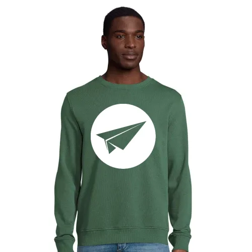 Papierflieger Sweat Männer Comet Bio