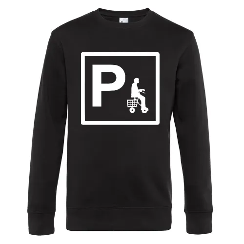 Parken mit Rollator 2 Sweat Männer King Crew Neck