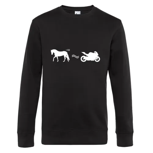 Pferd ist Motorrad Sweat