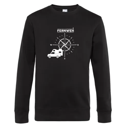 Pickup mit Wohnkabine Absetzkabine Fernweh Männer Sweat