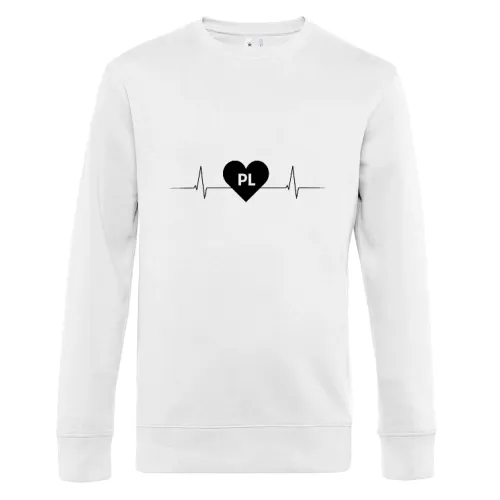 Plauen PL Nummernschild Herzschlag Sweat Männer King Crew Neck
