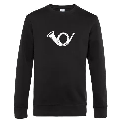 Post Postbote Horn Kostüm Briefträger Zusteller Sweat Männer King Crew Neck